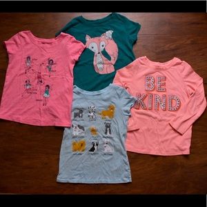 4T Cat&Jack Girls tops